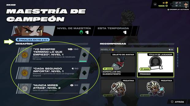 2XKO - C�mo subir niveles de maestr�as de campe�n