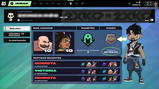 2XKO - C�mo ganar puntos de rangos y ascender divisiones