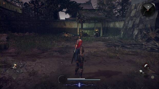 Nioh 3 - La ca�da del castillo de Edo, pozo por el que salir del castillo