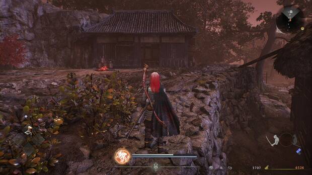 Nioh 3 - Cofres en el R�o Tenryu, ubicaci�n del cofre #1 en la aldea de la zona sudeste