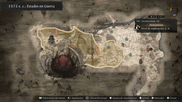 Nioh 3 - El incidente de Hamamatsu, regi�n de Hamamatsu