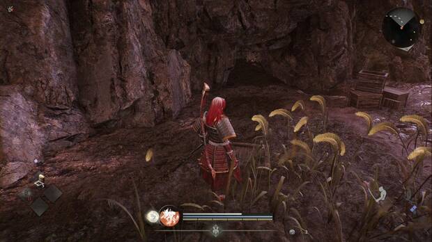 Nioh 3 - Amrita de Hamamatsu, ubicaci�n de la amrita pasado el puente que separa la aldea del castillo