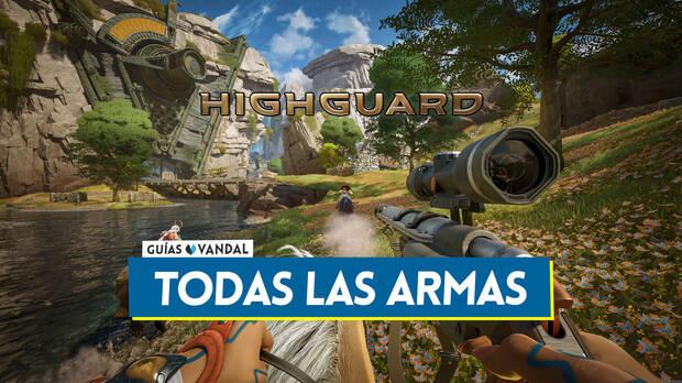 Gu�a de Highguard - Todas las armas disponibles para jugar