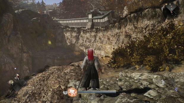 Nioh 3 - Vetas espirituales de Hamamatsu, ubicaci�n de la veta al nordeste del castillo que se completa con la Carrera huracanada