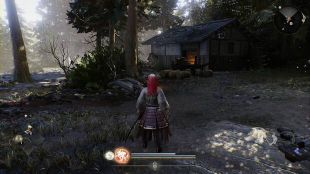 Nioh 3 - Arrepticios en Hamamatsu, casa por la que se puede bajar al s�tano donde est� el enemigo