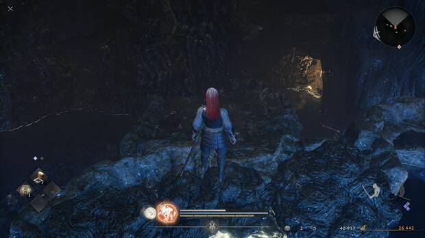 Nioh 3 - El demonio de las Grutas Encantadas, t�nel a la derecha del segundo cangrejo gigante desde el Estanque de las Simas