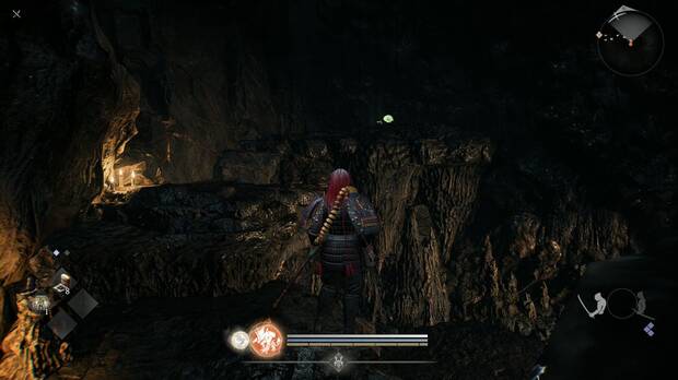 Nioh 3 - El demonio de las Grutas Encantadas, kodama en la salida del primer t�nel de las Grutas Encantadas