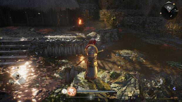 Nioh 3 - Seis jizo de Maisaka, ubicaci�n de la cabeza de una de las estatuas del Molino de agua