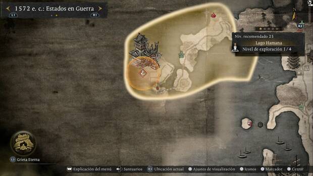 Nioh 3 - Misiones secundarias, Desastre en el lago Hamana: camino para llegar al objetivo