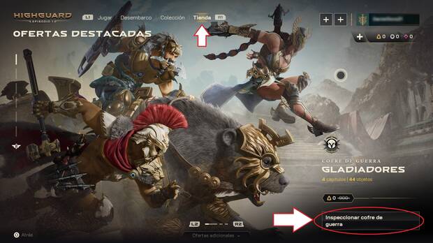 Highguard - Informaci�n del pase cofre de guerra Gladiadores