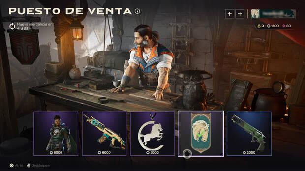 Highguard - Puesto de venta para gastar los créditos de centinela