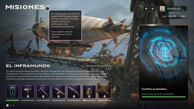 Highguard - Conseguir cosméticos gratis superando misiones de episodio