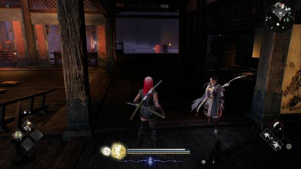 Nioh 3 - Misiones secundarias, La aparici�n del Templo de Ryotan: ubicaci�n de uno de los cofres de Iinoya en la esquina nordeste de la sala principal del Templo de Ryotan