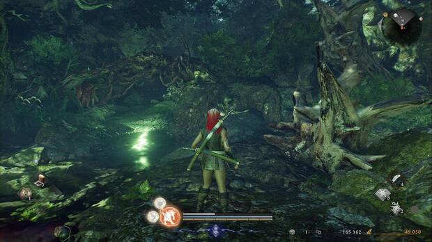 Nioh 3 - Kodama en la Carretera de Futamata, �rbol por el que llegar al kodama en la zona nordeste de la regi�n, junto al lago