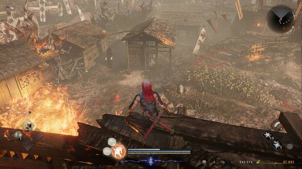Nioh 3 - Una invasi�n feroz, segundo jinete en la zona central del campamento