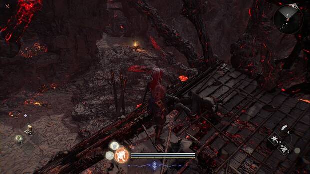 Nioh 3 - Una invasi�n feroz, ubicaci�n de la primera amrita del purgatorio de Mikatagahara