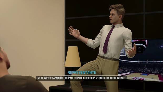 Nuestro representante, un tipo un tanto peculiar.