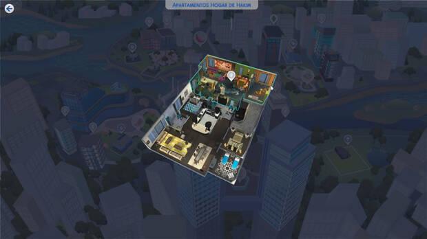 En la previsualización ves toda la planta del edificio y que parte ocupa tu apartamento.