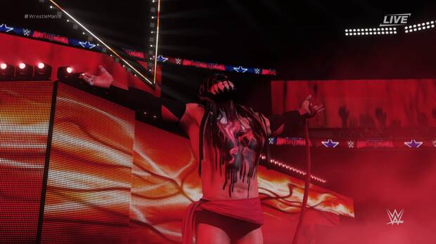 Las escenas de entrada siguen siendo apoteósicas. La de Finn Bálor sigue siendo nuestra favorita.