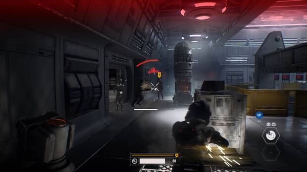 Audiovisualmente el t�tulo mantiene toda la esencia de 'Star Wars'.