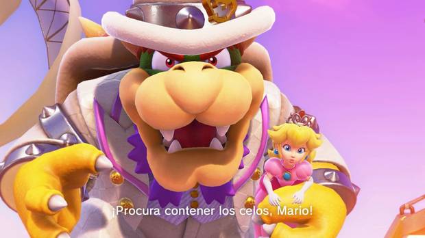 Bowser se quiere casar con Peach, y para ello está organizando una lujosa boda, robando una serie de objetos de cada reino que visita. Nuestro objetivo una vez más será perseguirle e intenta rescatar a la princesa.r