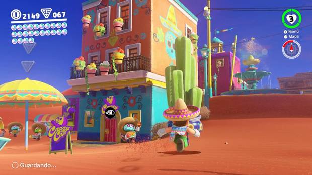 Sin ser un portento técnico 'Super Mario Odyssey' es un juego precioso.
