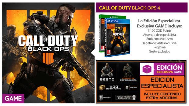 GAME detalla sus productos, ediciones y merchandising de Black Ops 4 Imagen 2