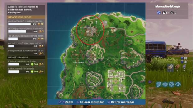 Fortnite Battle Royale - Estandarte oculto Semana 4