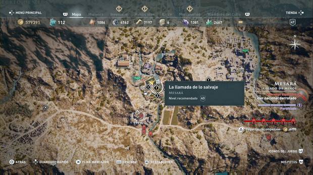 La llamada de lo salvaje en Assassin's Creed Odyssey - Misión secundaria