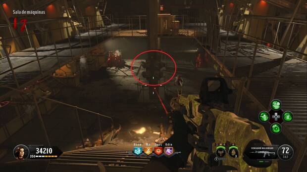Call of Duty Black Ops 4 Zombies - Diales de la sala de máquinas
