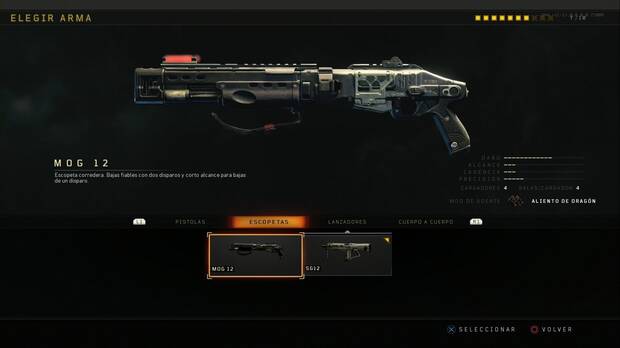 Escopetas Call of Duty Black Ops 4