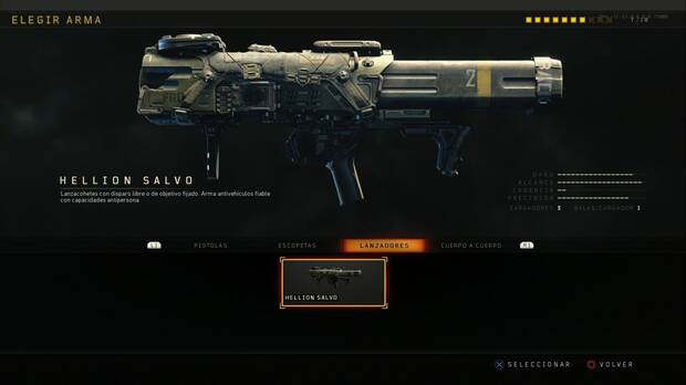 lanzacohetes COD Black Ops 4