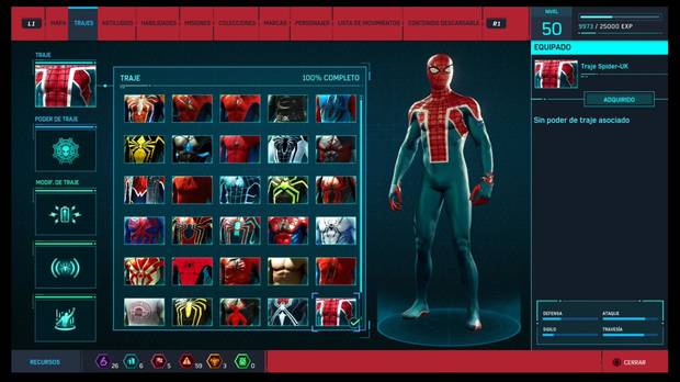 Marvel's Spider-Man - Trajes: Spider-UK