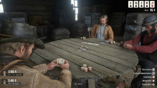 Póquer, blackjack, dominó, el juego de cuchillo, espectáculos de teatro, cazas y pescar, trabajar como cazarrecompensas, realizar todo tipo de atracos... hay un montón de cosas que hacer más allá de las misiones.