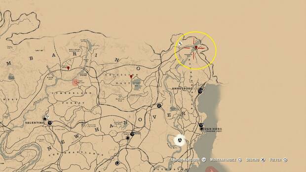 Guía Red Dead Redemption 2: mapa y vídeo para encontrar todos los animales  legendario