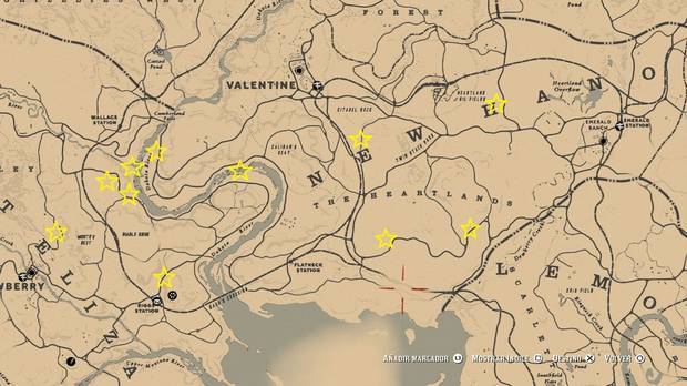 ORO Y DINERO MASIVO/NUEVO MAPA DEL TESORO *Henningan's Stead (norte)*/RED  DEAD REDEMPTION 2 ONLINE 