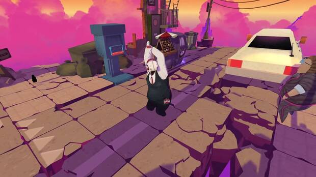Los decorados est�n formados por cuadr�culas por las que tenemos que ir desplaz�ndonos como si se tratara de un tactical RPG.