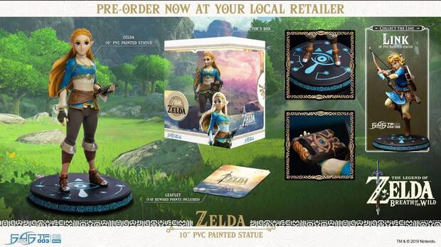 As es la estatua de Zelda en Breath of the Wild de First 4 Figures Imagen 4