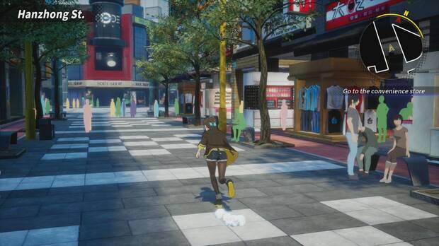 Parte del juego transcurre en las calles de Ximeding, un mapa en el que conocer personajes, prepararnos para el combate y conseguir misiones.