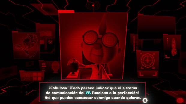 El Virtual Boy ser� nuestro nuevo dispositivo de comunicaci�n con el Profesor Fesor. Por supuesto, se trata de todo un gui�o a la malograda Virtual Boy de Nintendo.
