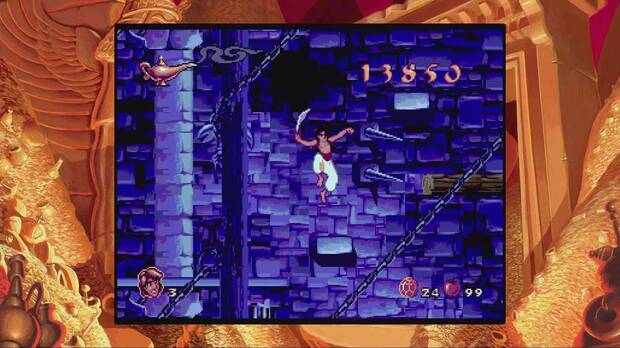 Como curiosidad, Shinji Mikami lleg� a comentar que su versi�n favorita de Aladd�n fue precisamente la de Mega Drive, por cosas como el hecho de tener una espada o la calidad de sus animaciones.
