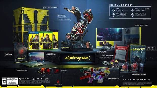 Cyberpunk 2077 nos muestra en detalle la impresionante figura de su Edicin Coleccionista Imagen 2