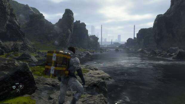 Una de las primeras sorpresas que nos llevamos con 'Death Stranding' es que visualmente es espectacular.