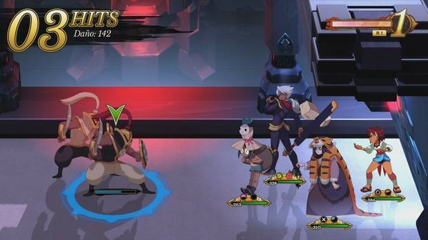 Lo interesante de los personajes es que cada uno tiene alguna habilidad especial, ofensiva o defensiva. Hay muchas combinaciones posibles para formar tu grupo.