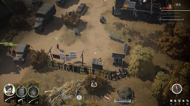 La jugabilidad base es similar a 'Commandos', con diferentes unidades y objetivos de infiltración que cumplir en cada mapa.