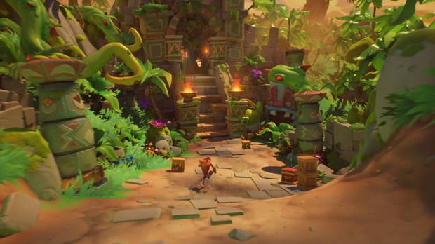 ‘Crash 4’ es precioso, y por momentos parece una ilustración en movimiento.