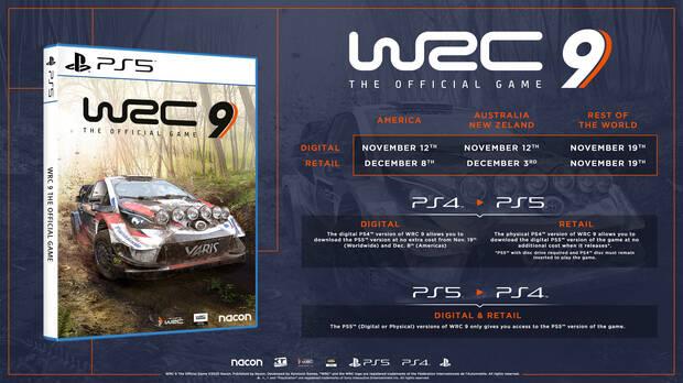 WRC 9 es ttulo de lanzamiento en PS5 y presenta vdeo gameplay Imagen 2