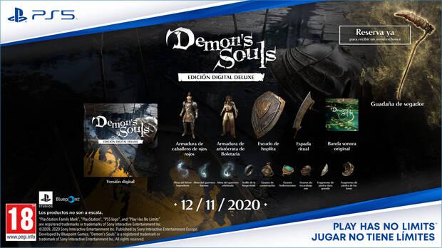 Demon's Souls en PS5: Qu incluye su Edicin Digital Deluxe Imagen 2
