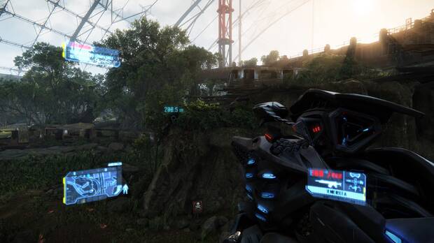 La campaña de Crysis 3 se hace corta y muestra signos de agotamiento, aunque amplió un poco las zonas de combate respecto a Crysis 2.