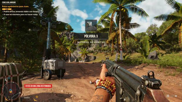 Far Cry 6 - Métodos para conseguir pólvora